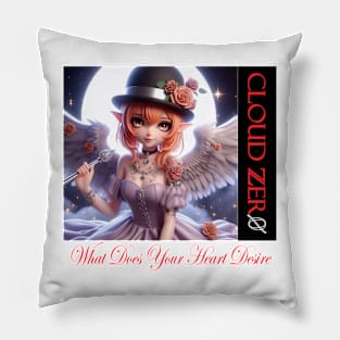 Goth Elf Angel Girl Pillow