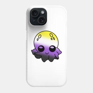 Non Binary Pride Octopus Gradient Flag Phone Case