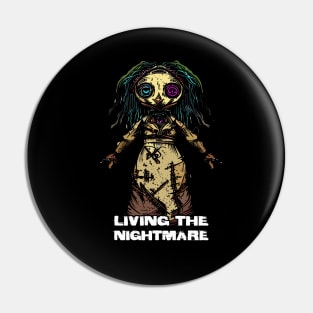 Creepy Scary Doll Living The Nightmare October 31st Horror Pin