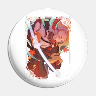 Kazuha Dancing with the Wind - Genshin Impact Pin