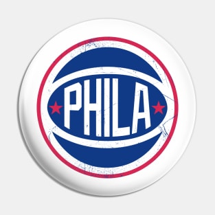 Phila Retro Ball - White Pin