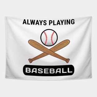 Cool Baseball Design Tapestry