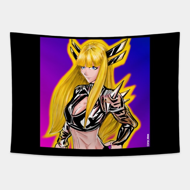 Magik from new mutants Tapestry by jorge_lebeau