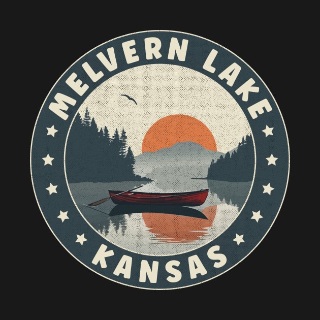 Melvern Lake Kansas Sunset by turtlestart