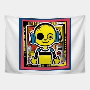 Toddler Boys by Music Genius Art Tapestry