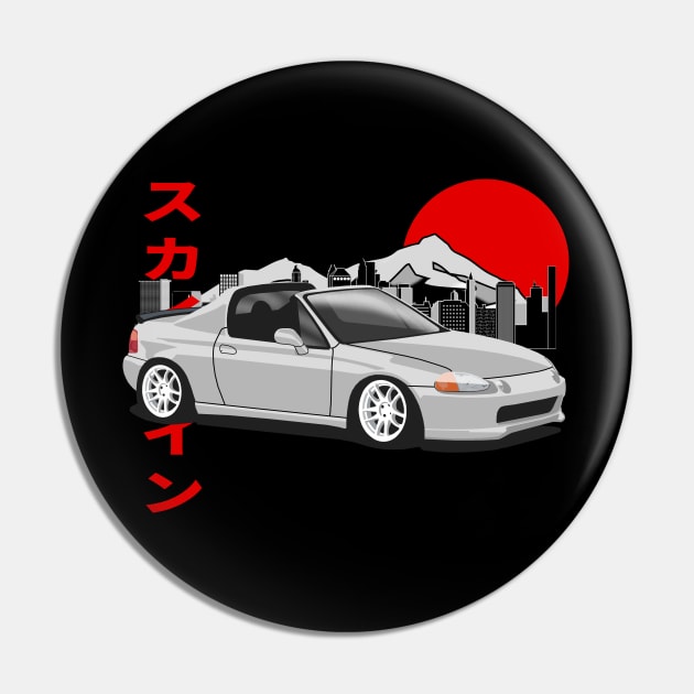 Honda Civic Del Sol JDM Style Pin by Rebellion Store