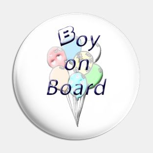 Boy on Board Pin