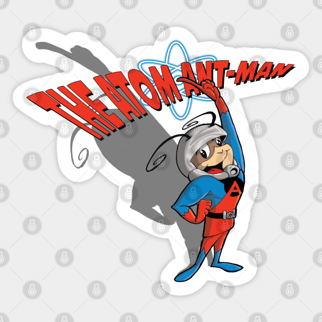 Triple Hero Mash-Up: The Atom Ant-Man - Mashup Art - Sticker | TeePublic Triple Hero Mash-Up: The Atom Ant-Man - Mashup Art - Sticker | TeePublic
