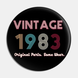 Vintage 1983 Original Parts. Some Ware Pin