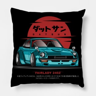 Fairlady 240Z Legend (Blue Satin) Pillow