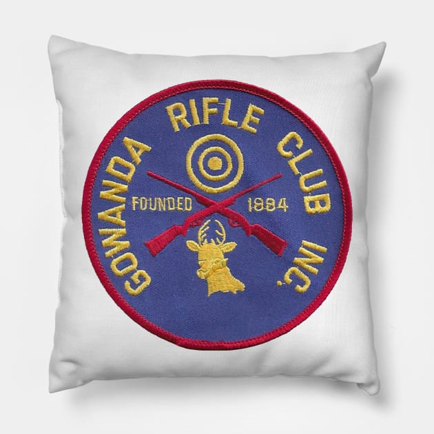 Gowanda Rifle Club Pillow by DirtyD