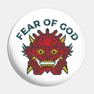 Yokai Mask Fear of God Pin
