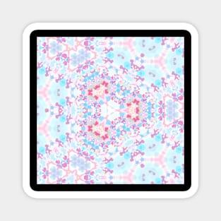 Kaleidoscope Pastel Arrow Pattern Magnet