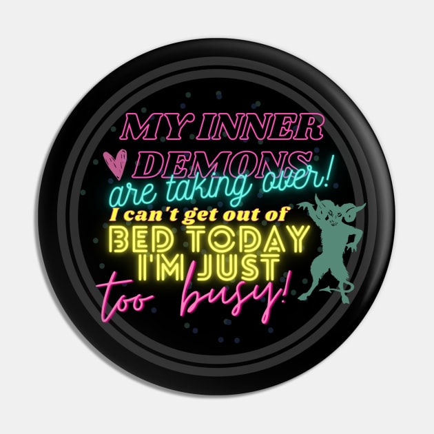 Inner Demons Pin by The Ghost Factory