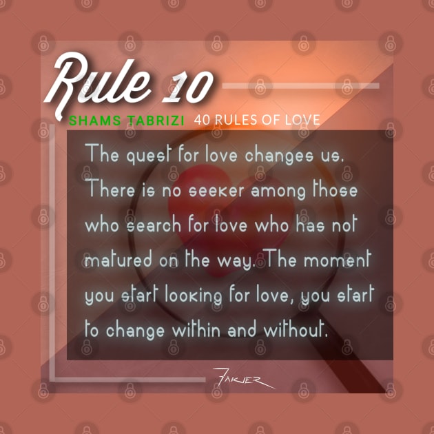 40 RULES OF LOVE - 10 by Fitra Design