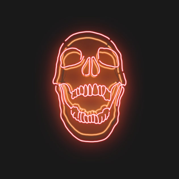 Neon skull by NikonOne