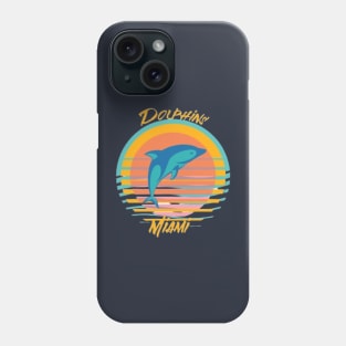 Back Miami Dolphins Phone Case