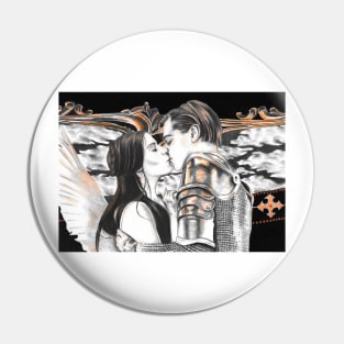 Romeo and Juliet drawing Pin