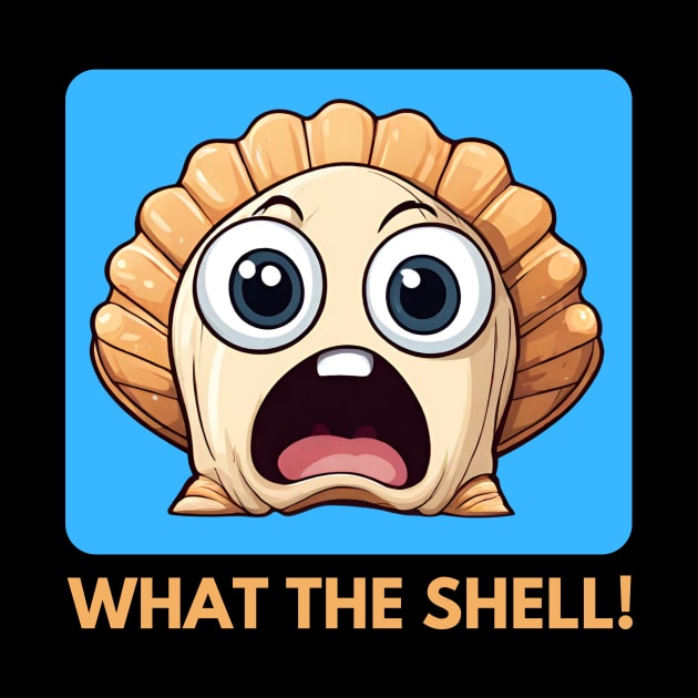 What The Shell | Seashell Pun by Allthingspunny