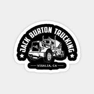 Jack Burton Trucking (Black Print) Magnet