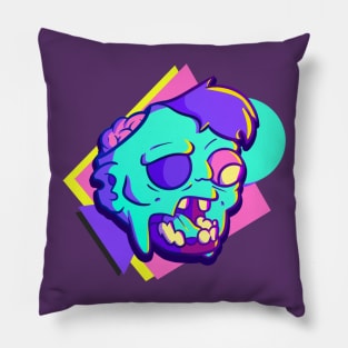 Blue Zombie Pillow