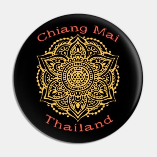 Chiang Mai Thailand Mandala Thai Digital Nomad Pin