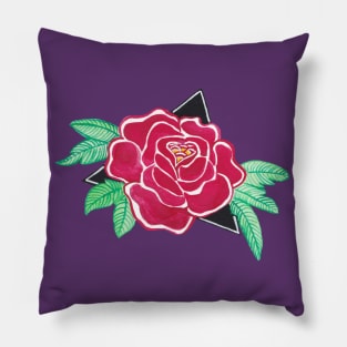 Rose Triangle Pillow