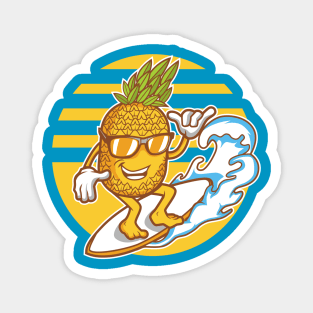 PINEAPPLE SURFING Magnet