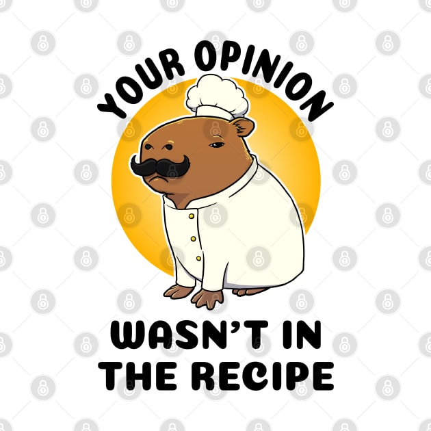Your opinion wasn't in the recipe Capybara Chef by capydays
