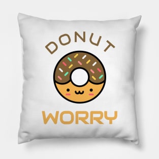 Donut Worry Pillow