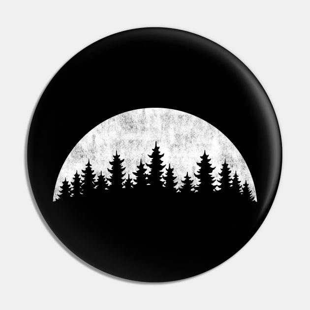 Forest - White Version Pin by SommersethArt