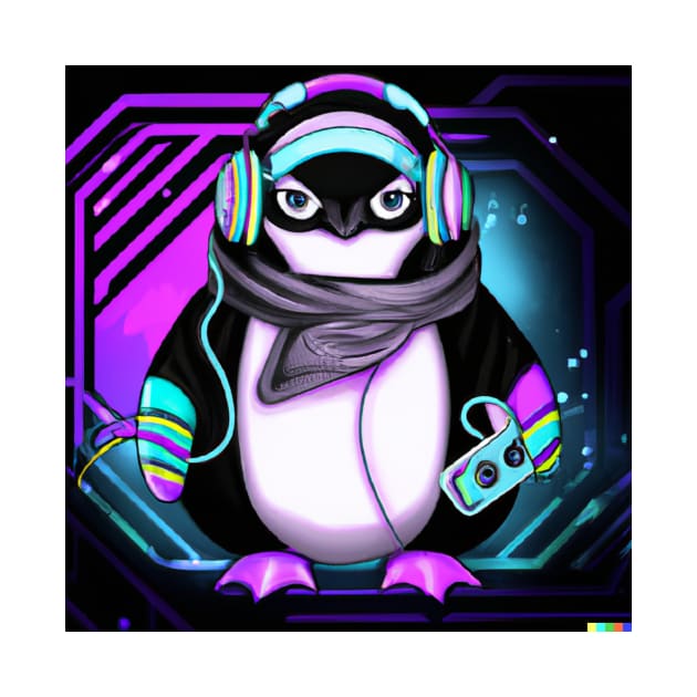 Gamer Penguin by GhostlierNation