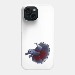 Fish - Betta Fish - Navy Phone Case