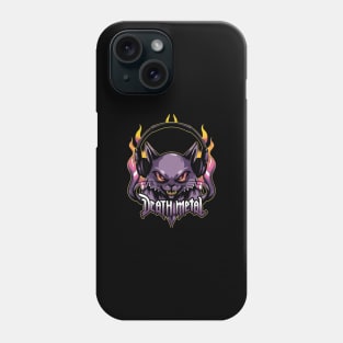 Death Metal Satanic Baphomet Cat Phone Case