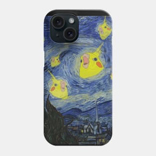 cockatiel starry night Phone Case