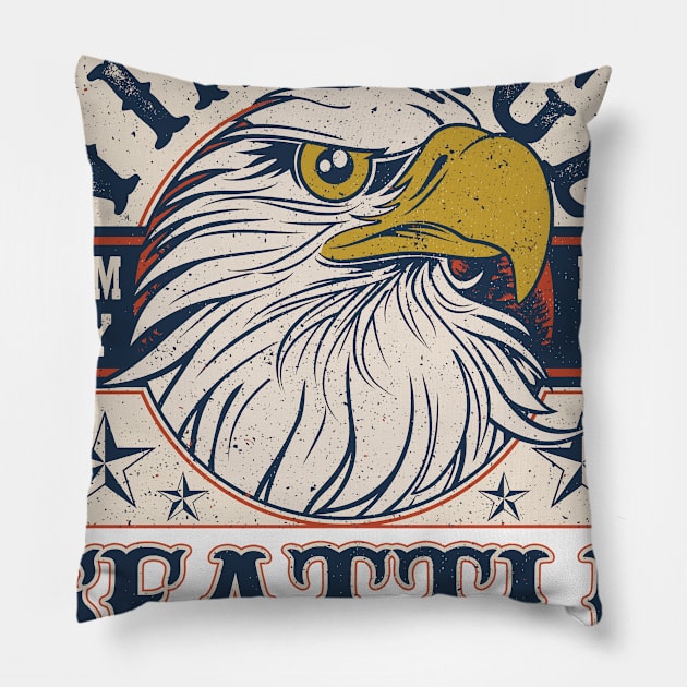 Seattle Washington Retro Vintage Limited Edition Pillow by aavejudo