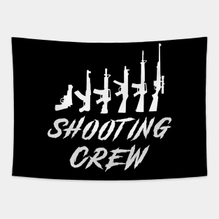 Shooting Crew Awesome Tee: Aiming for Laughter! Tapestry