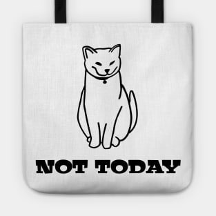 Not Today Cat Tote