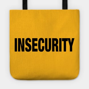 INSECURITY - Yellow Security T-Shirt Parody Tote