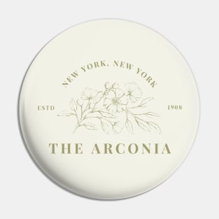 OMITB The Arconia New York City Est 1908 Pin