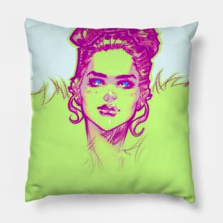 Fashionista - Lime Pillow