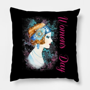 Womens International Womens Day March 8 Pillow