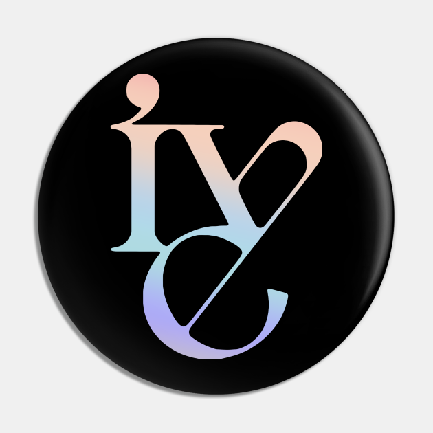 IVE Logo Color - Ive - Pin | TeePublic