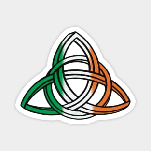 Irish Flag Celtic Knot Magnet