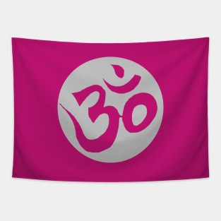 Sacred Spiritual Awakening Om Symbol Tapestry