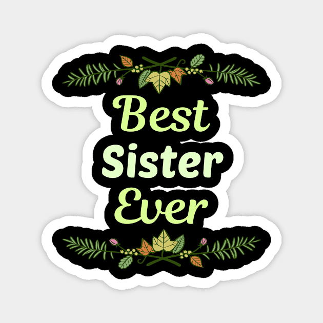 Family Leaf Sister Magnet by blakelan128