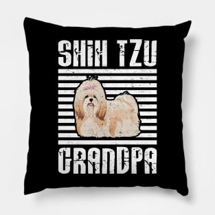 Shih Tzu Grandpa Proud Dogs Pillow