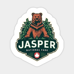 Jasper National Park Canadian Bear Magnet