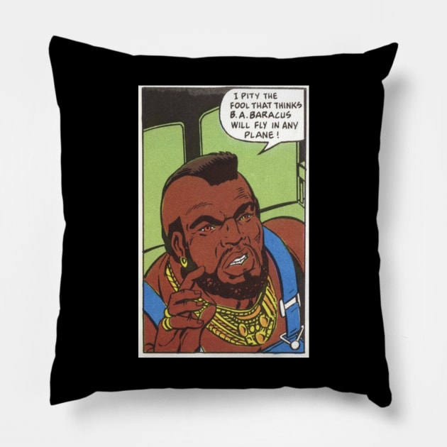 Mister Tee Pillow by SkipBroTees