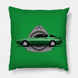 My drawing of the Japanese sports car with rotary engine, with transparent background Pillow